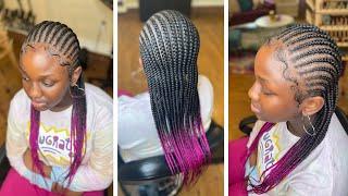 DIY Small Feed-in Braids | Beginner Friendly | Cornrow Tips