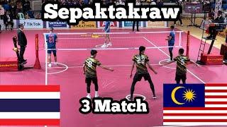 Sepaktakraw - Thai Regu Vs Malaysia Regu Sepaktakraw  3 Match 11 May 2023