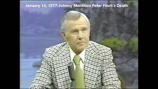 1977-Tonight Show (Johnny Mentions Peter Finch's Death) (Audio)