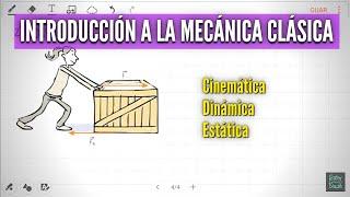 1. Introducción a la Mecánica Clásica: Cinemática, Dinámica y Estática