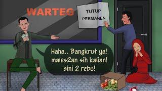 Tukang Parkir Preman - "2 ribu gak buat kamu miskin! Aku yg kaya" #HORORMISTERI | Kartun Hantu