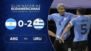 ARGENTINA vs. URUGUAY [0-2] | RESUMEN | ELIMINATORIAS SUDAMERICANAS | FECHA 5