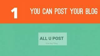 Allupost Post Anything Blog and Article