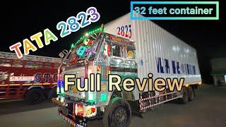 TATA 2823 Container full review | 32 feet container | 3d cabin | #trucktime #modified #container