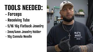 Tragus Piercing How to Properly Pierce INSTRUCTIONAL VIDEO ONLY