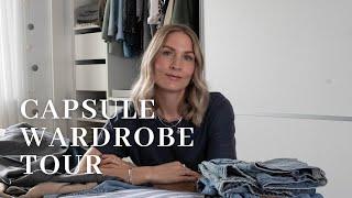 Capsule wardrobe tour | Minimalist wardrobe organisation tips