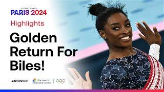 SUPERSTAR Simone Biles inspires USA to gymnastics team gold  | #Paris2024 Highlights