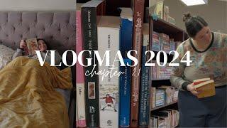 volunteer at a bookstore with me | vlogmas day 21