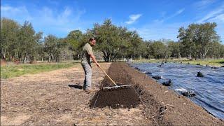 STARTING A 2400 SQFT GARDEN for a Family of 7 | From Raw to First Rows