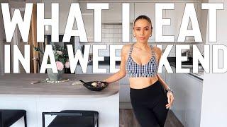 WORK OUT WITH ME + WHAT I EAT IN A WEEKEND | Suzie Bonaldi