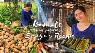 Nilidgid o Suman na Kamote All From Fresh Ingredients (sweet potatoes recipe) | Countryside Life PH