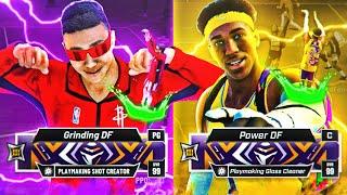 99 OVERALL GRINDING DF + POWER DF BEST DUO RETURNS in NBA 2K21! UNDEFEATED DUO! Best Builds NBA 2K21