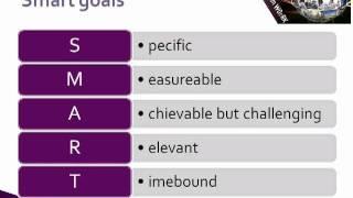 Mentoring Skills: Goal setting