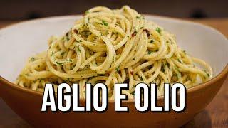 Spaghetti Aglio E Olio | Garlic And Oil Pasta Recipe