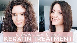 HOW TO: Brazilian Blowout / Keratin Treatment At Home! | Step by Step, Tips