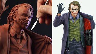 Sculpting The JOKER | The Dark Knight - Timelapse