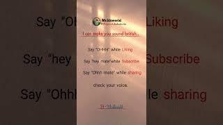 I can make you sound british️ #trending #shortsfeed #shorts #quotes #reels #tranding #explore #art