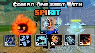 Spirit Combo One shot with All Melee in Blox Fruits Update 18