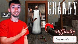 Cel mai *USOR* Run De GRANNY pe IMPOSSIBLE MOD !!