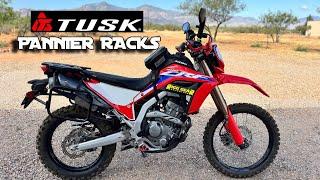 Tusk Pannier Luggage Racks Install Honda CRF300L Dual Sport