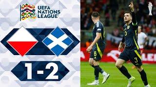 Andrew Robertson Goal 90+3 | Poland vs Scotland 1-2 Highlights | UEFA Nations League 2024