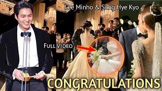 Lee Min ho Announced! Song Hye Kyo Agency Finally Confirmed Her Upcoming Wedding With Lee Min ho