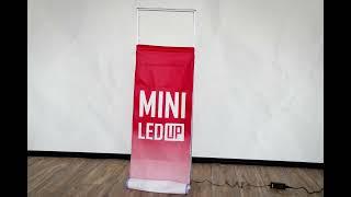 Aufbauvideo mobile Mini Leuchtwand LedUp 50 x 150 cm