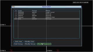 QVIS Apollo Modify Password