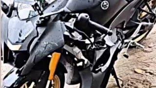 First time ride accident  #rider #bikelover #R15