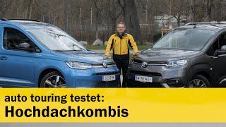 Im Test: VW Caddy & Toyota Proace City Verso  | ÖAMTC auto touring