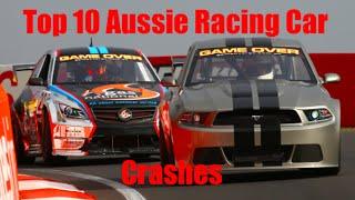 Top 10 Aussie Racing Car Crashes (Updated)