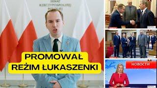 Promował białoruskim reżim i zrobił karierę w PiSie / Adam Andruszkiewicz