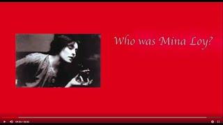 Mina Loy Lecture