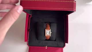 Unboxing Cartier Tank - Ref. WGTA0010 (Mechanical, 18k Rose Gold)