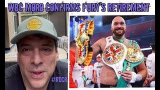 WBC Mauricio Sulaiman Confirms Tyson Fury's Retirement: Or Does He? #tysonfury #wbcmoro