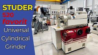 STUDER S20 FAVORIT – Universal Cylindrical Grinding Machine