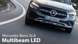 Mercedes-Benz GLA (H 247): Multibeam LED Scheinwerfer Test [4K] - Autophorie Extra