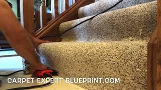 How To Carpet Stairs FAST AND EASY