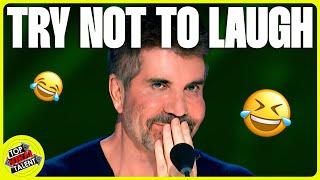 TRY NOT TO LAUGH! FUNNIEST Auditions on Got Talent 2023!