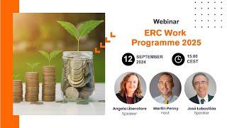 Webinar on ERC Work Programme 2025