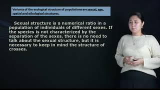 Syzdykova M.N. - 13.Ecological structure of populations. Sexual structure of populations