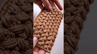 ТОЛЬКО 1 РЯД! Вы быстро ЗАПОМНИТЕ и свяжете этот УЗОР КРЮЧКОМ  #crochetshorts
