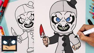 How To Draw Art the Clown  The Terrifier