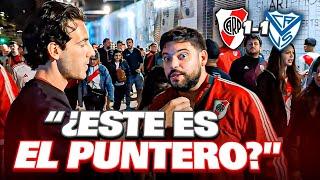 REACCIÓN CON LOS HINCHAS / RIVER 1-1 VÉLEZ