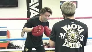 NAOYA INOUE RECENTLY Training 이노우에 나오야 최근 샌드백 및 미트 영상 리뷰 분석 (근접 촬영)