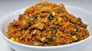 authentic guyanese  chicken fried rice | full recipe