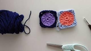 Temperature Blanket - Circle In a Square Crochet