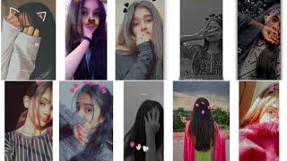 HiddenFace Dp For Girl's || Awesome Dp or Profile Picture for Whatsapp || cute Snapchat poses ||