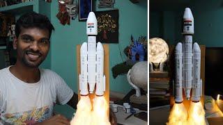 DIY | Chandrayaan 3 Rocket Model | Making Chandrayaan 3 LVM3 M4 Rocket Model