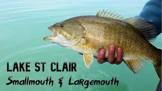 Lake St Clair Spring Fishing - How to catch Smallmouth & Largemouth